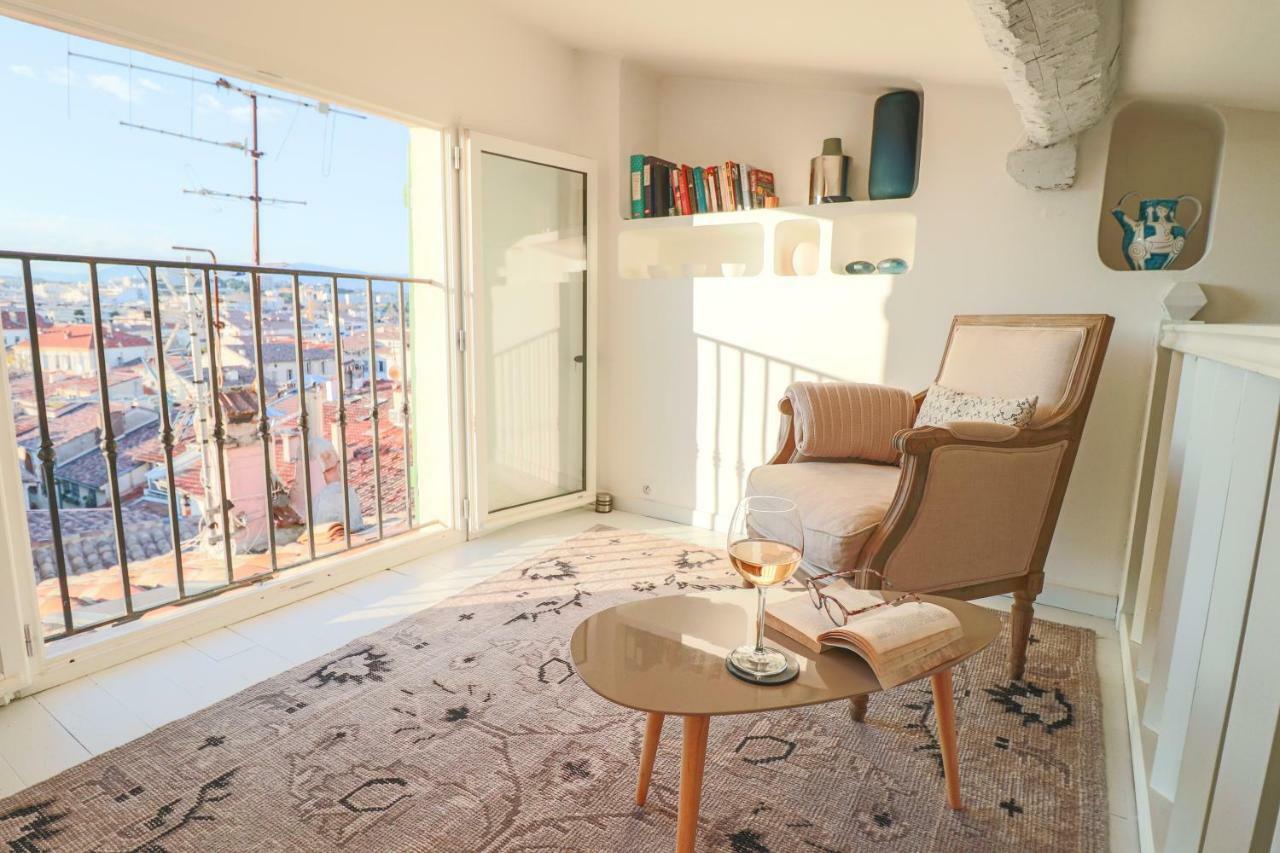 Clt - Unique Duplex & Terrace On The Provencal Market Antibes Exterior foto